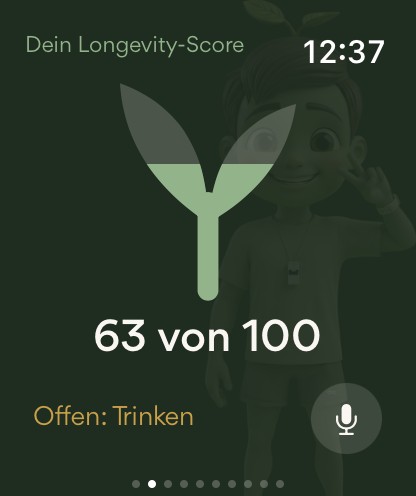 Apple Watch: der Longevity-Score des Tages